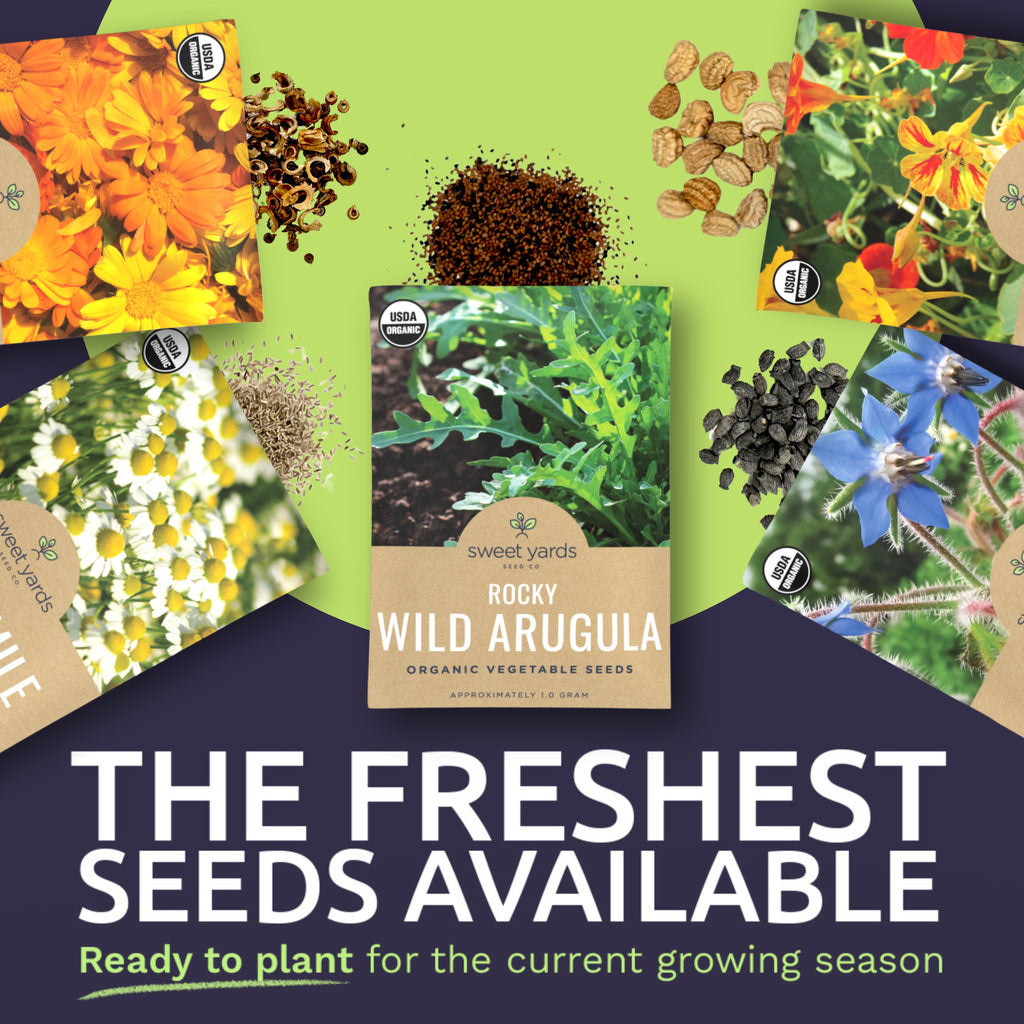 Organic Edible Flowers Variety Pack - 7 Packets