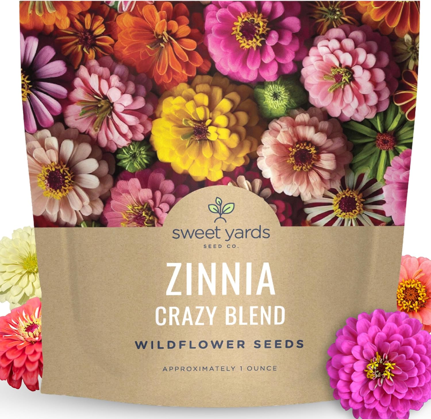 Zinnia Crazy Blend – Sweet Yards