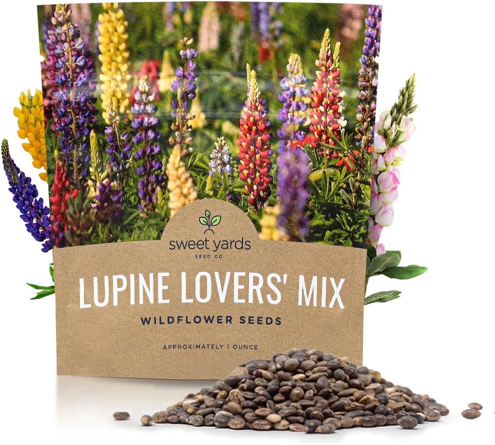 livingston wildflower seeds Lupine Lovers' Wildflower Blend – Sweet Yards