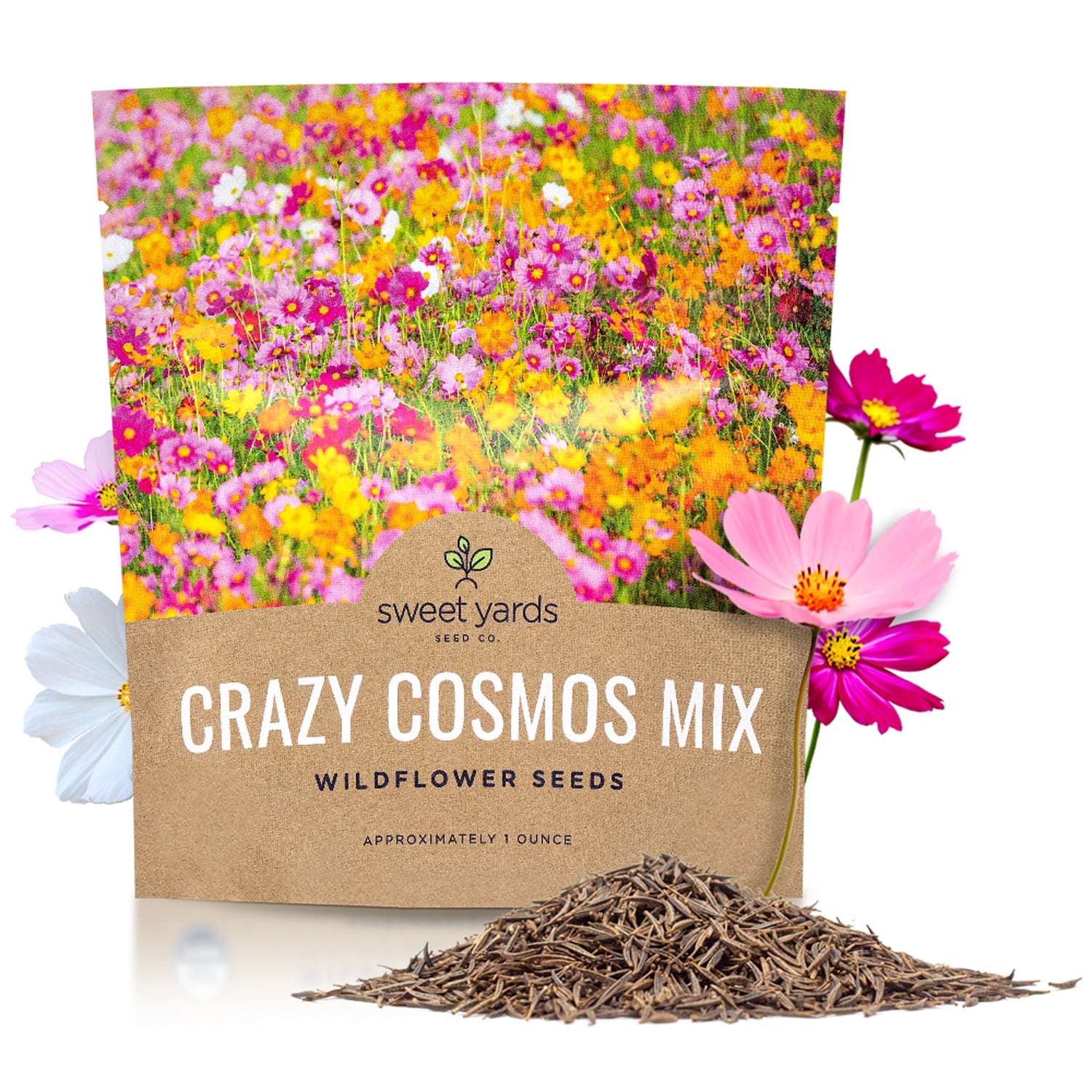 mixed wildflowers seeds Cosmos Mixed Colors Blend – Sweet Yards