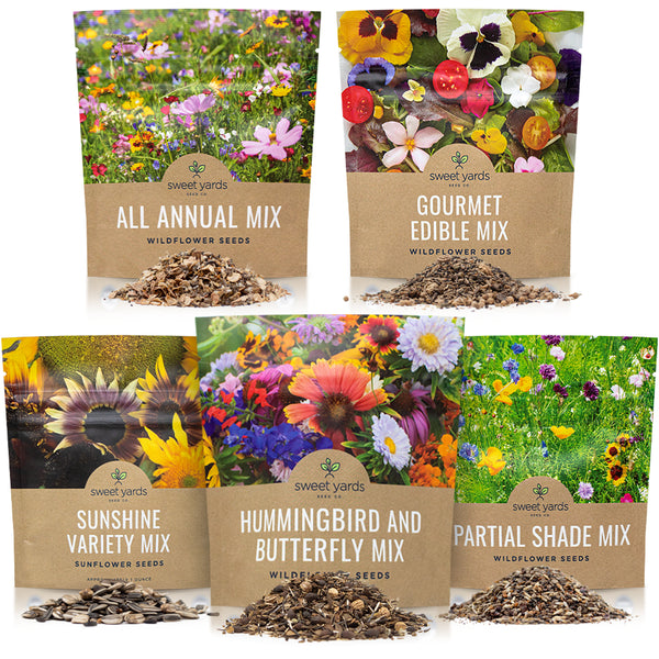 Wildflower Seed Mix Variety Pack – Sweet Yards