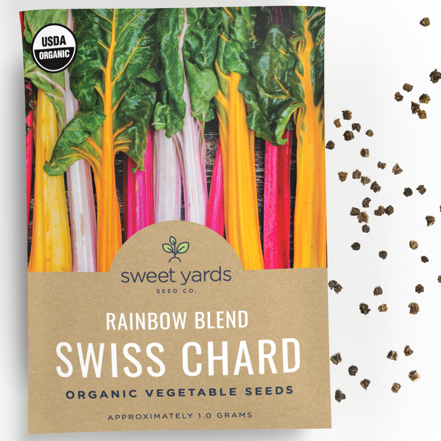 Organic Rainbow Blend Swiss Chard