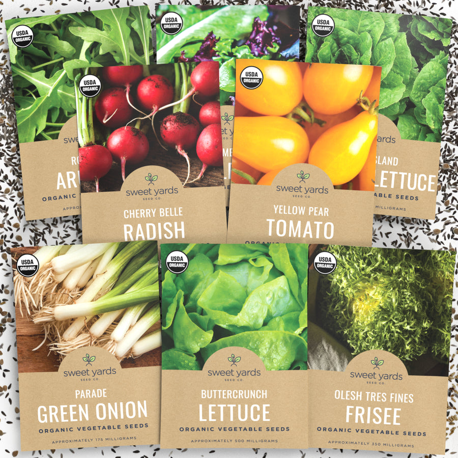 Organic Salad Lovers Variety Pack - 8 Packets