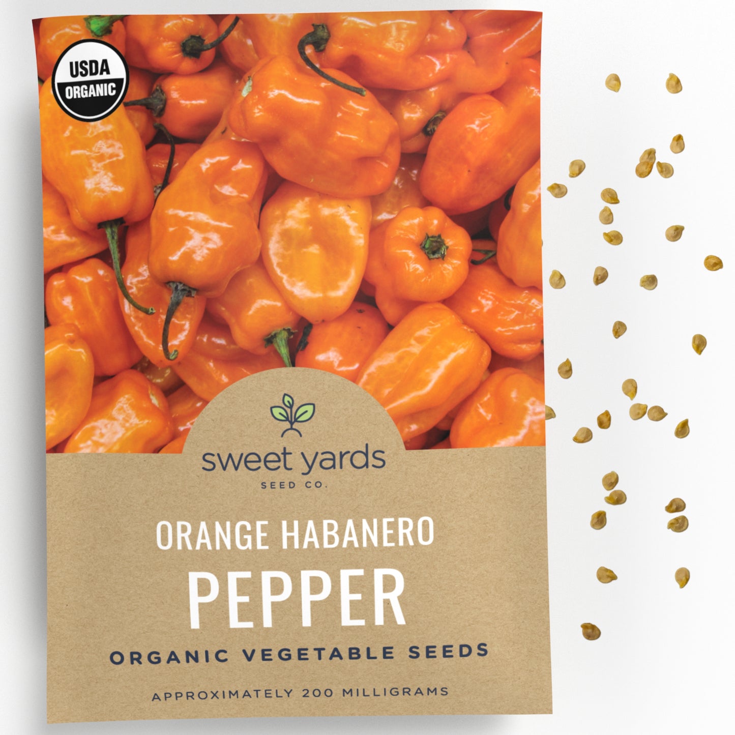 Organic Habanero Orange Pepper