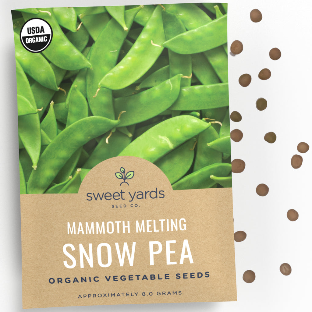 Organic Mammoth Melting Snow Pea