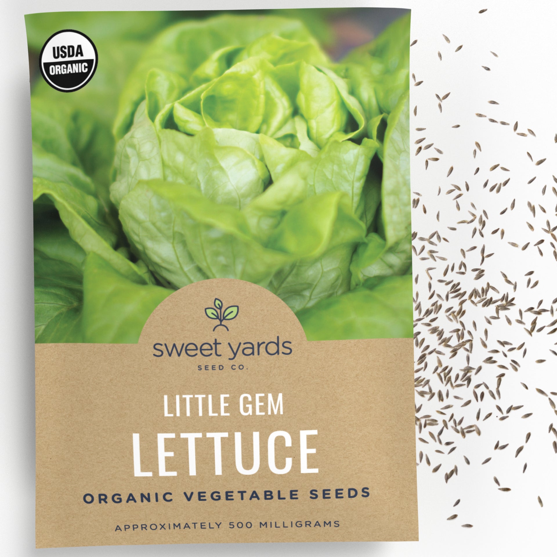 plant lettuce seeds Organic Little Gem Lettuce Seeds – Sweet Yards