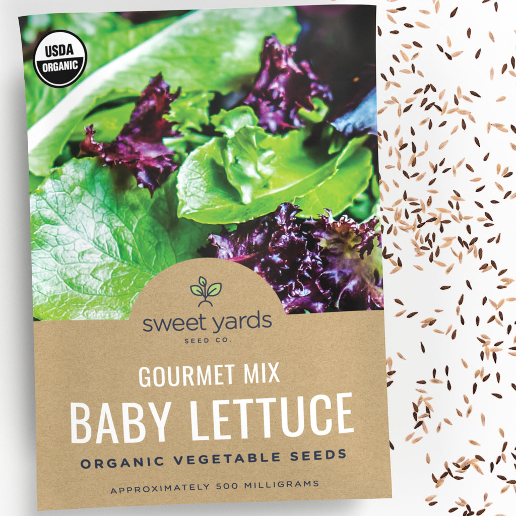 Organic Baby Leaf Lettuce Mix