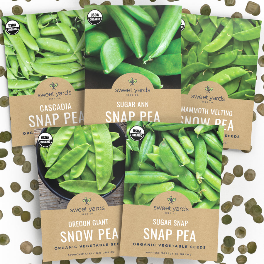 Organic Pea Variety Pack - 5 Packets