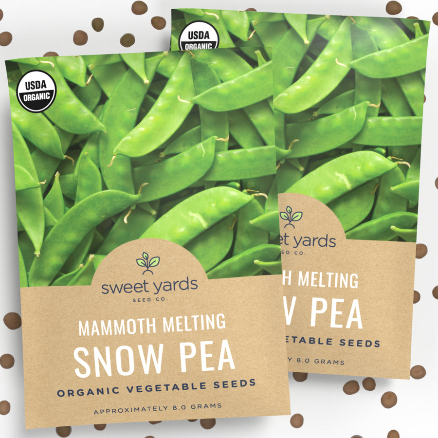 Organic Mammoth Melting Snow Pea