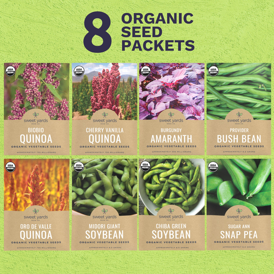Organic Grains and Proteins Variety Pack - 8 Packets