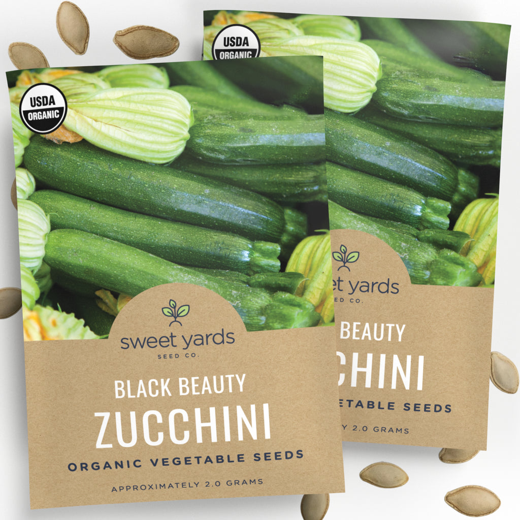 Organic Black Beauty Zuchinni