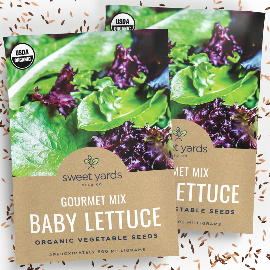 Organic Baby Leaf Lettuce Mix