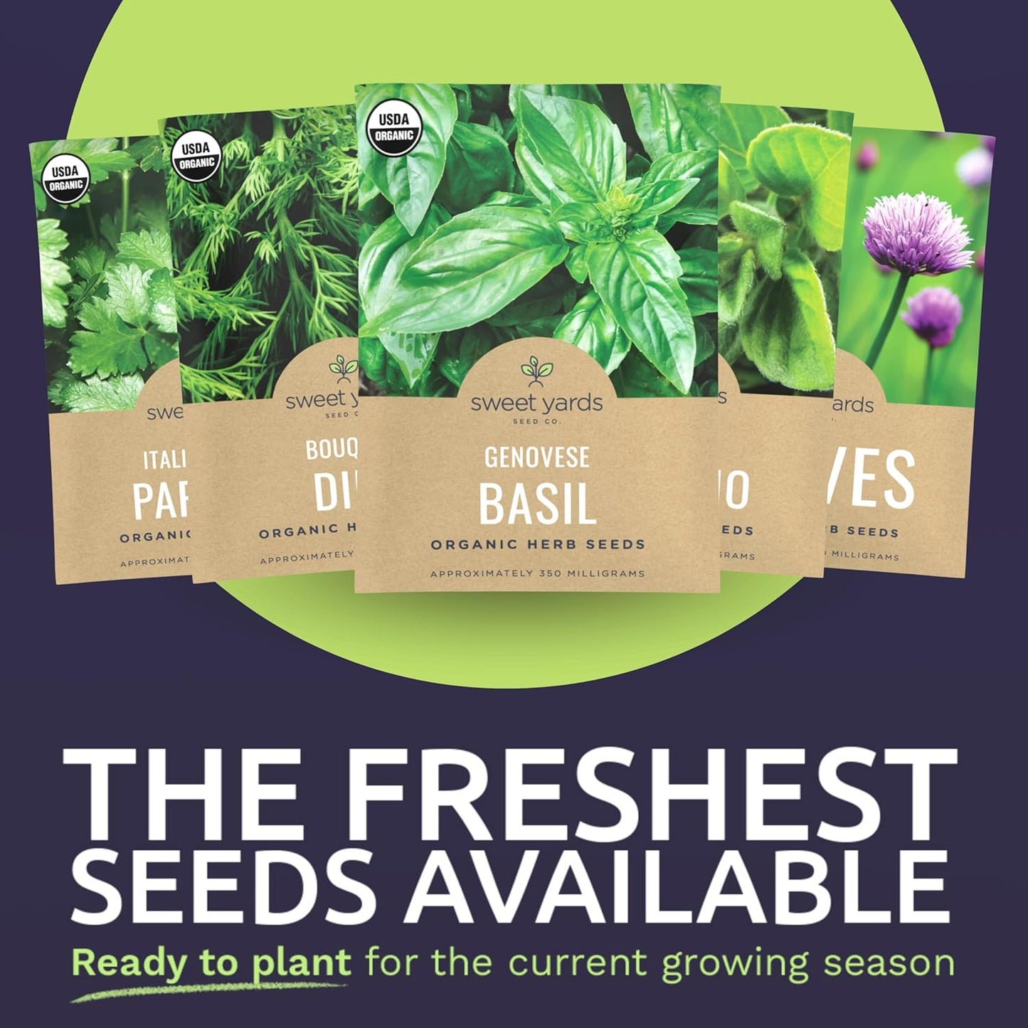 Organic Herb Variety Pack - 10 Packets