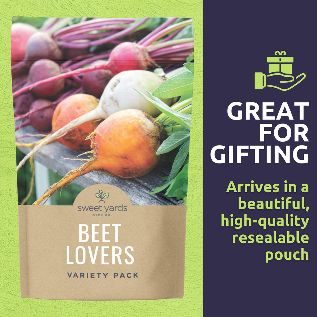 Organic Beet Lovers' Heirloom Seeds Variety Pack - 3 Packets