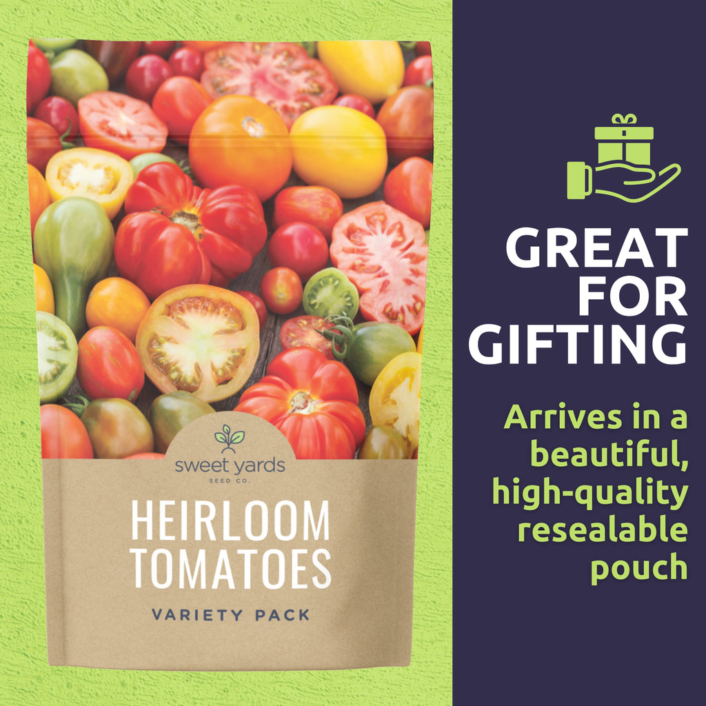 Organic Heirloom Tomato Seeds Variety Pack - 9 Seed Packets