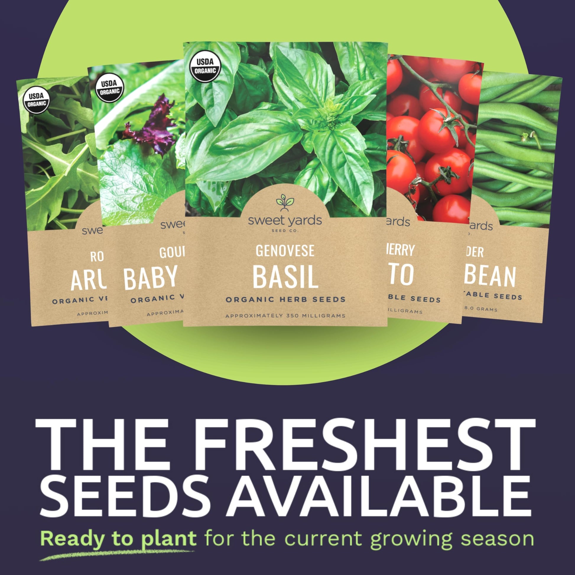 organic plants and seeds Organic Seeds Essential Variety Pack