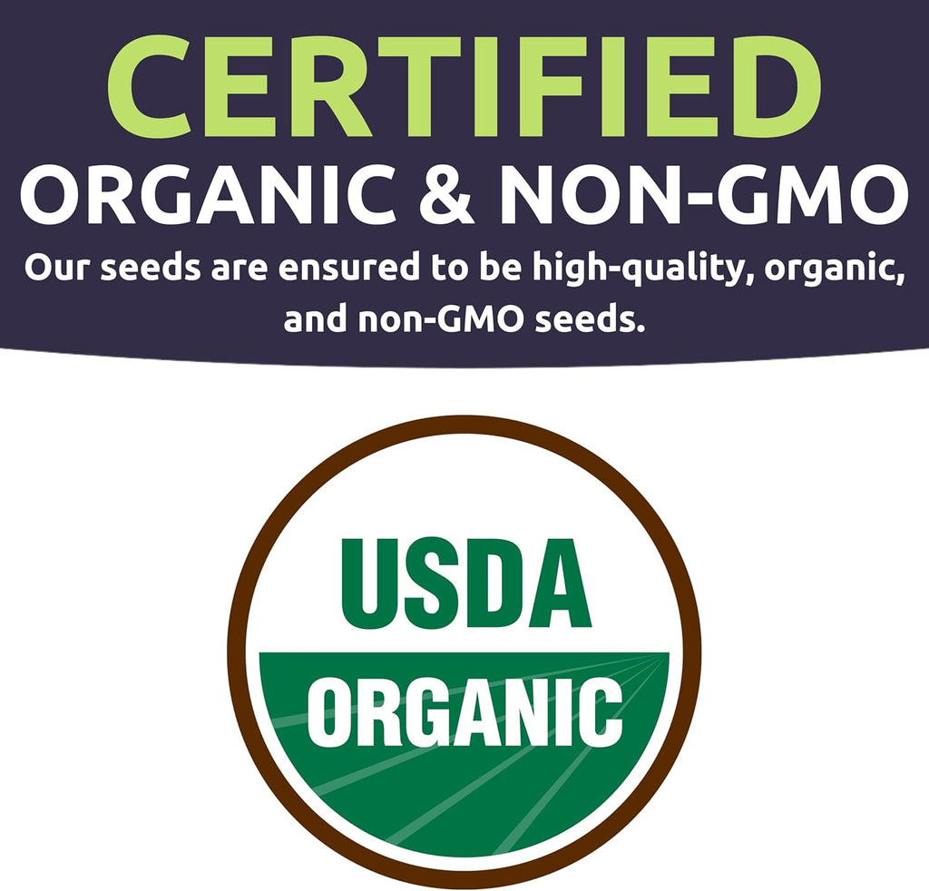 Organic Southern Garden Seeds Variety Pack - 10 Individual Packs