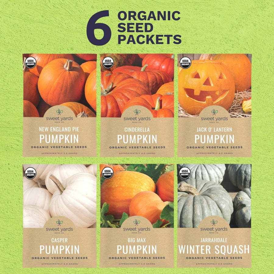 Organic Pumpkin Variety Pack - 6 Packets
