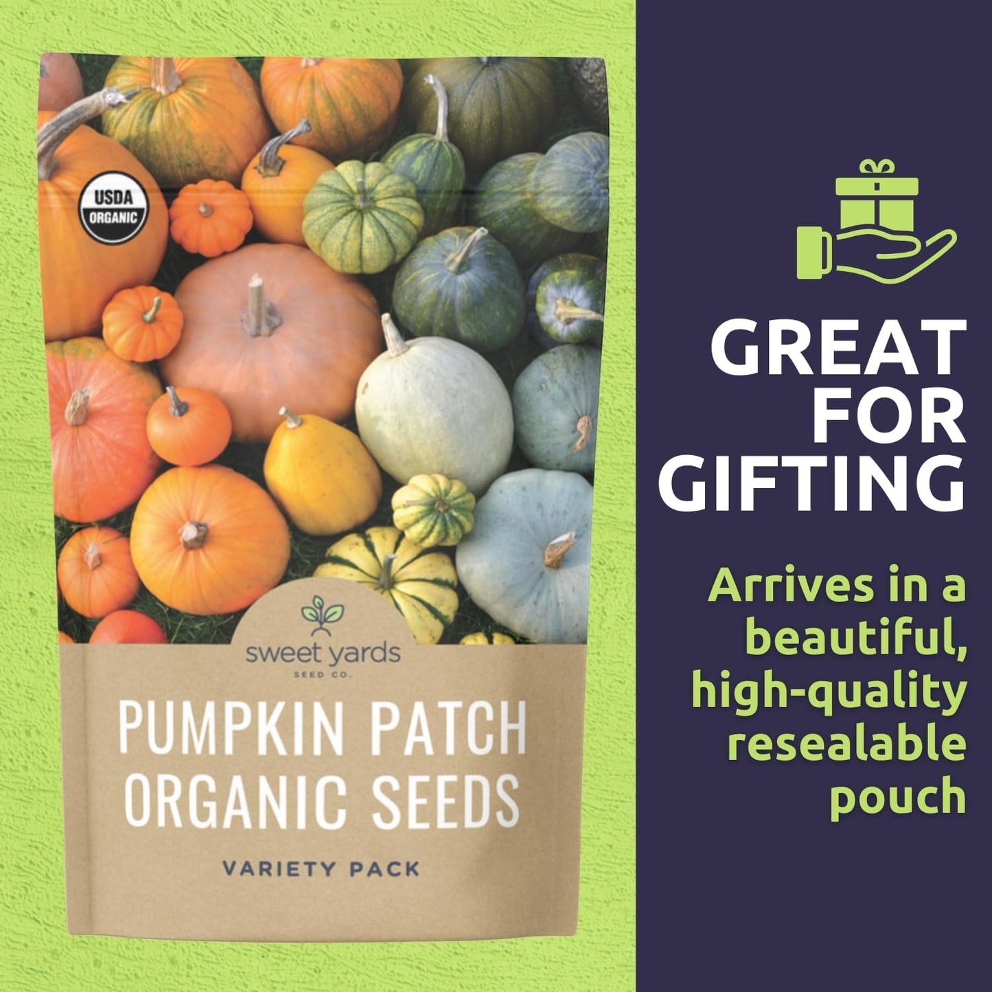 Organic Pumpkin Variety Pack - 6 Packets