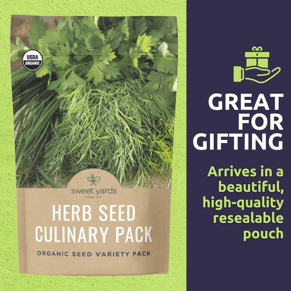 Organic Herb Variety Pack - 10 Packets