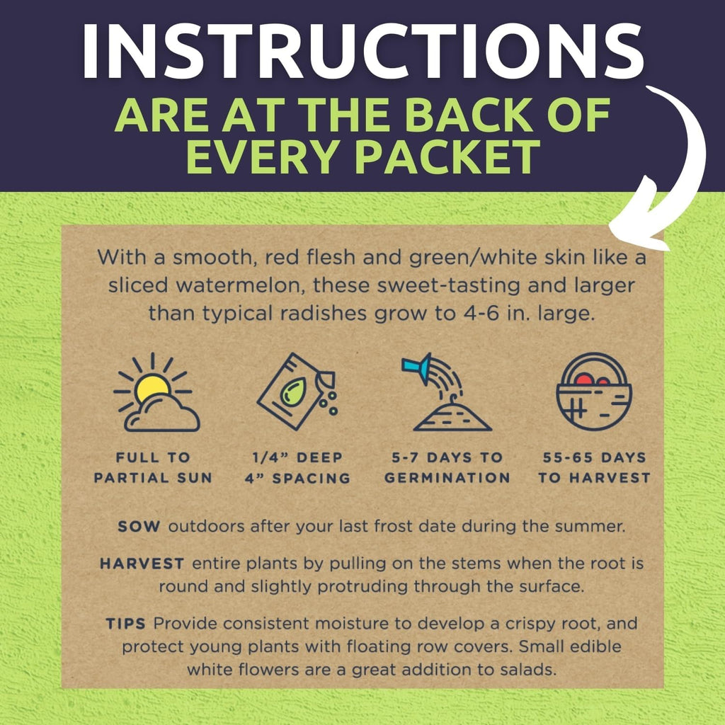 Organic Unique Varities - Seed Variety Pack - 10 Individual Packs