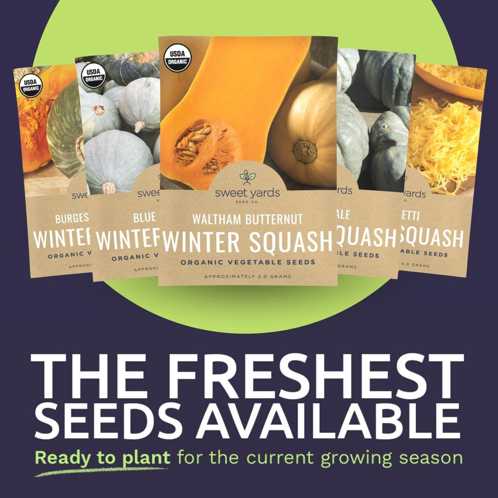 Organic Winter Squash Variety Pack - 5 Individual Packs