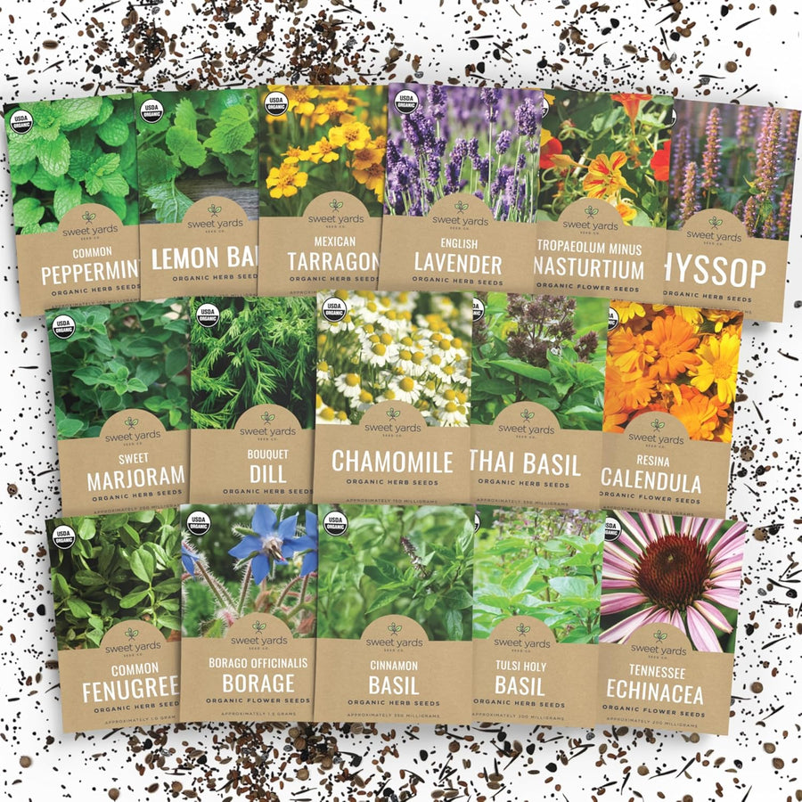 Organic Herbal Tea Variety Pack - 16 Individual Packs