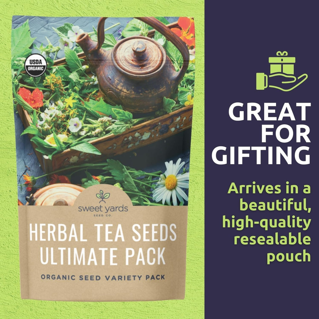 Organic Herbal Tea Variety Pack - 16 Individual Packs