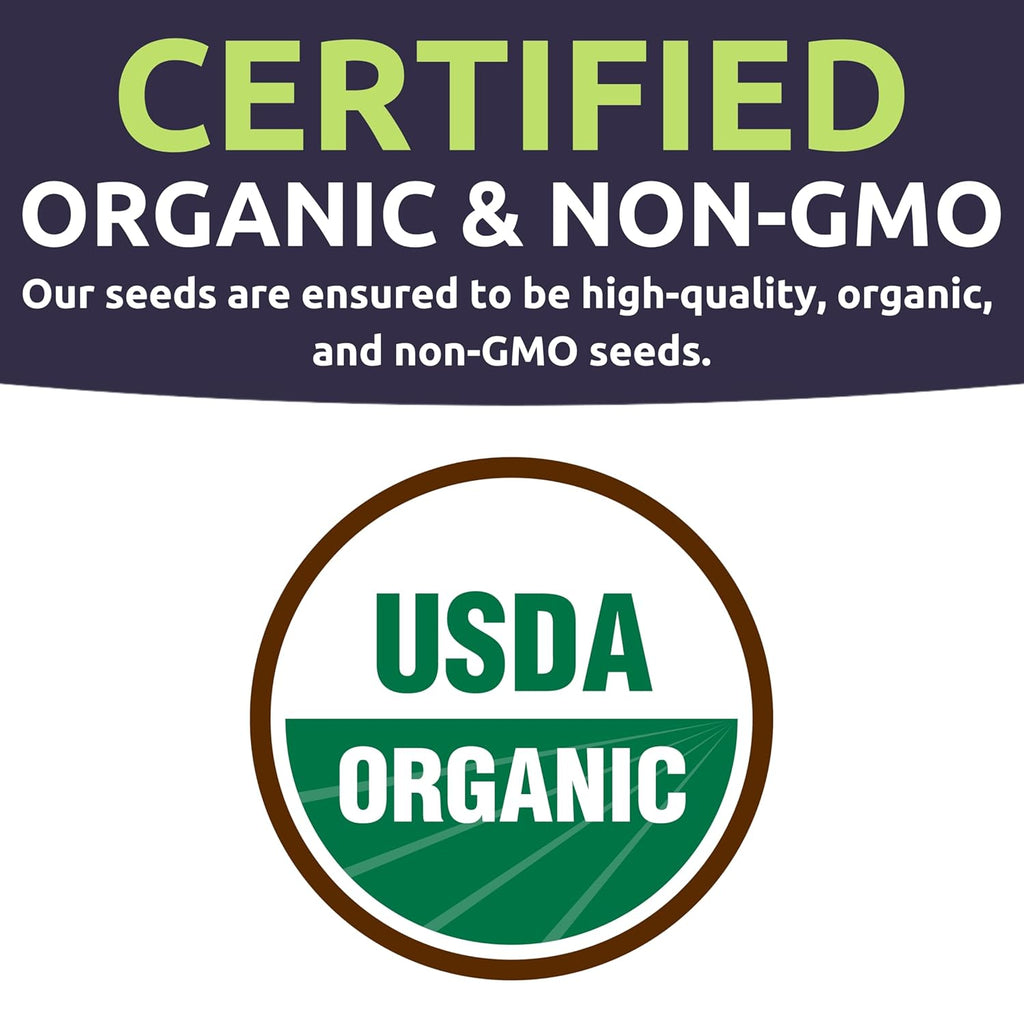 Organic Herbal Tea Seeds Variety Pack - 5 Individual Packs