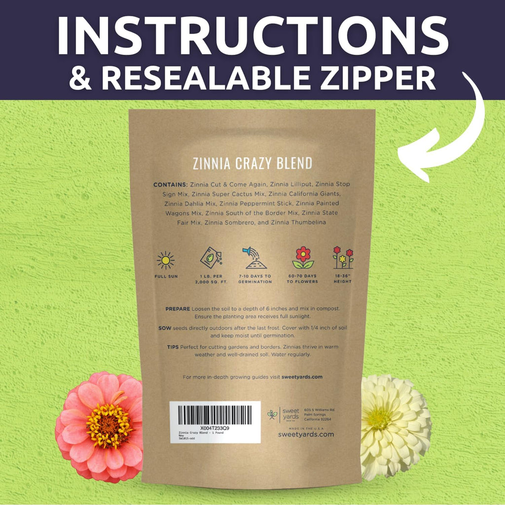 Zinnia Crazy Blend