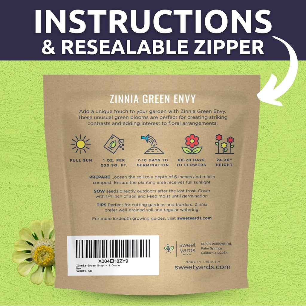 Zinnia Green Envy