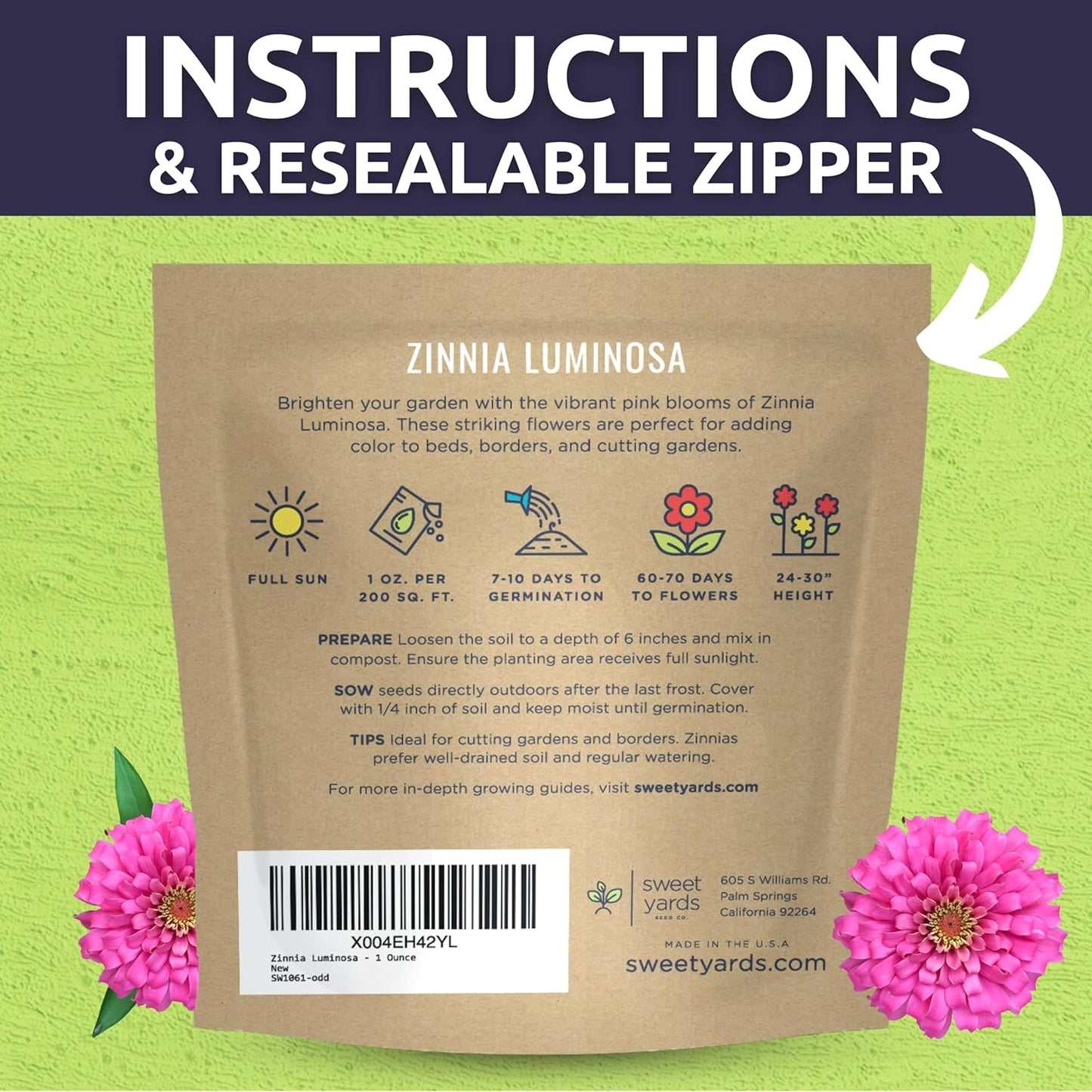 Zinnia Luminosa