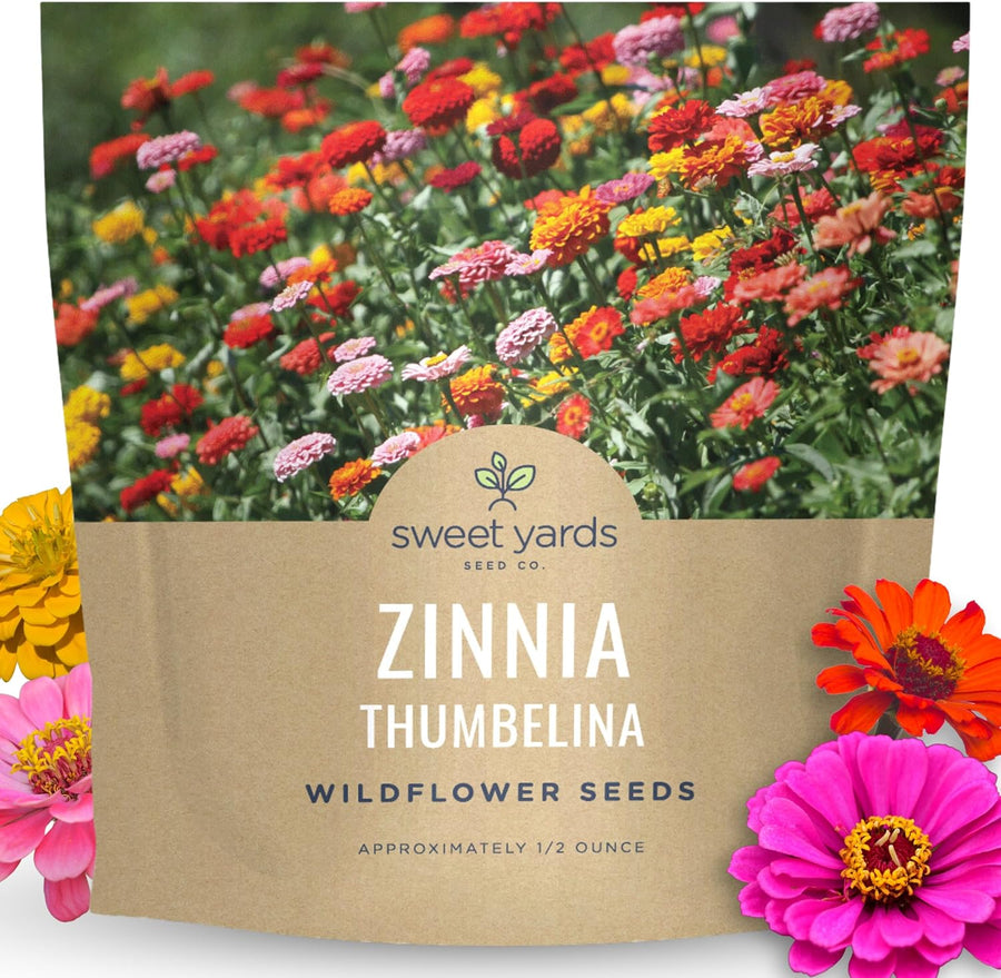 Zinnia Thumbelina Mix
