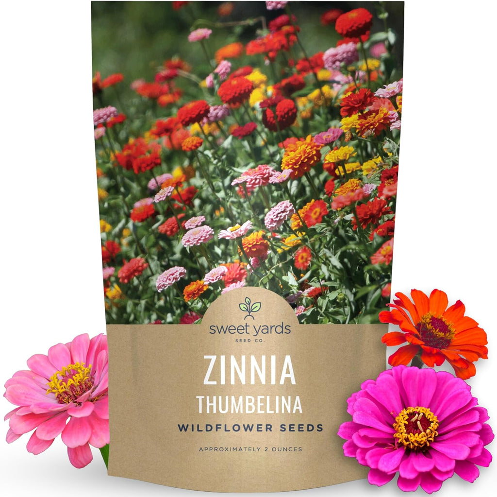 Zinnia Thumbelina Mix