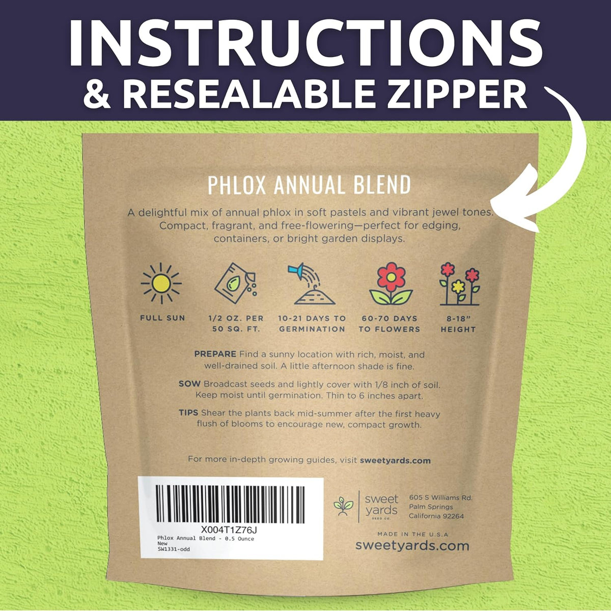 Phlox Annual Blend