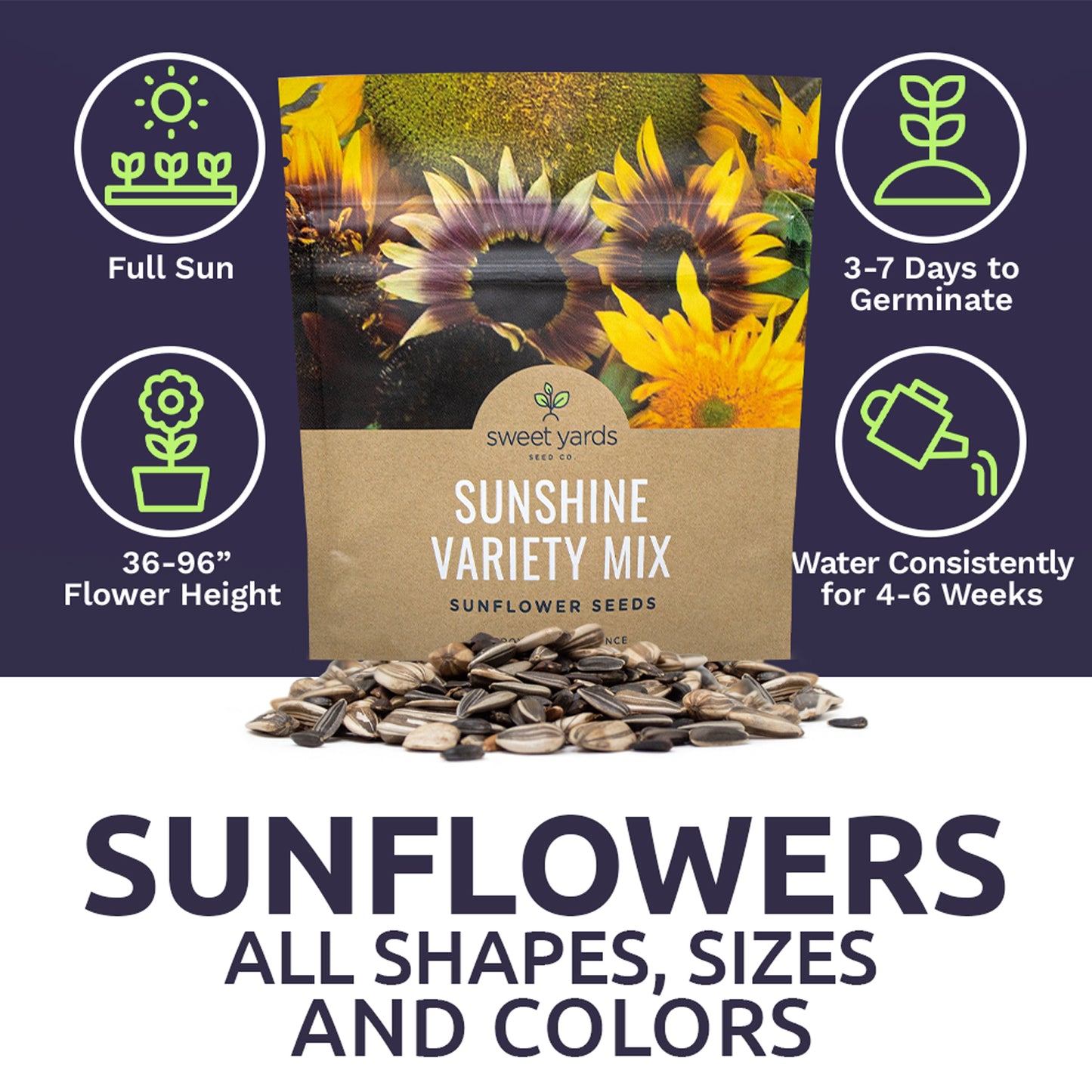 Sunshine Variety Sunflower Seed Mix