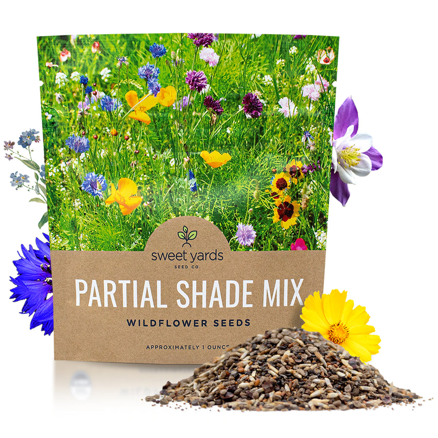 Partial Shade Wildflower Seed Mix