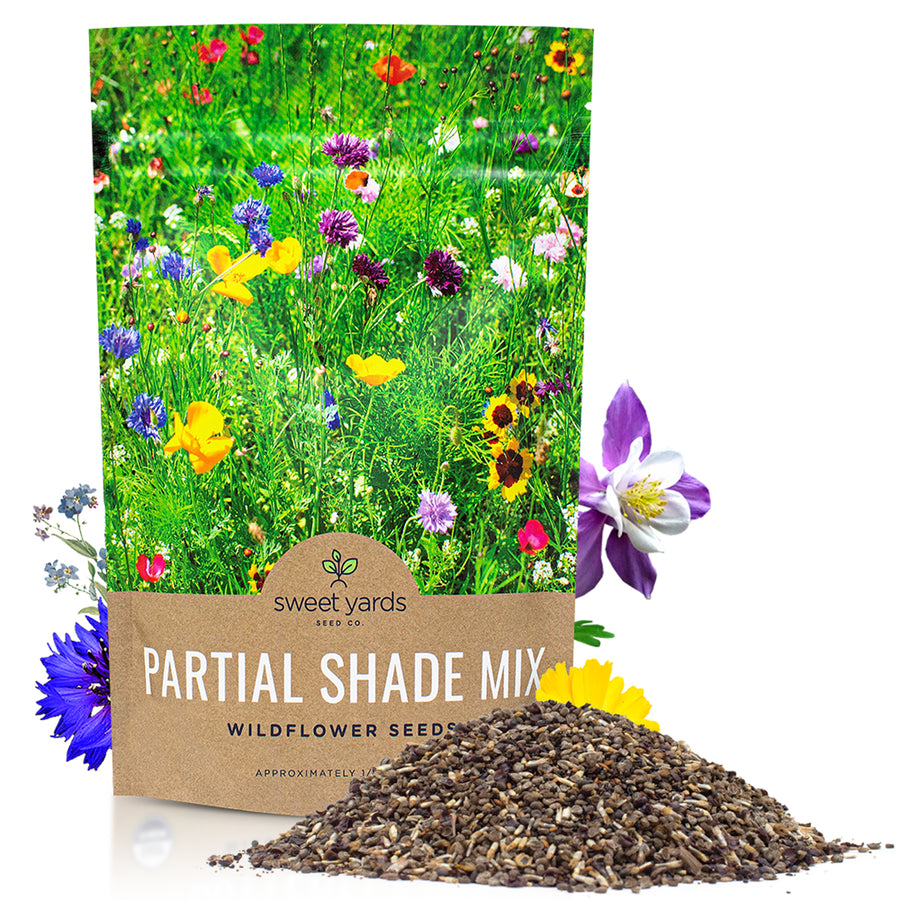 Partial Shade Wildflower Seed Mix