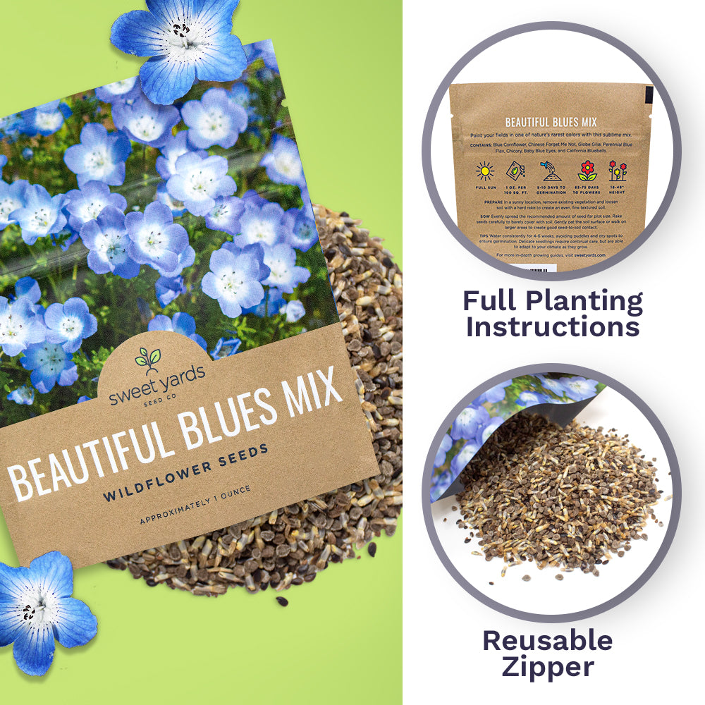 Beautiful Blues Wildflower Blend