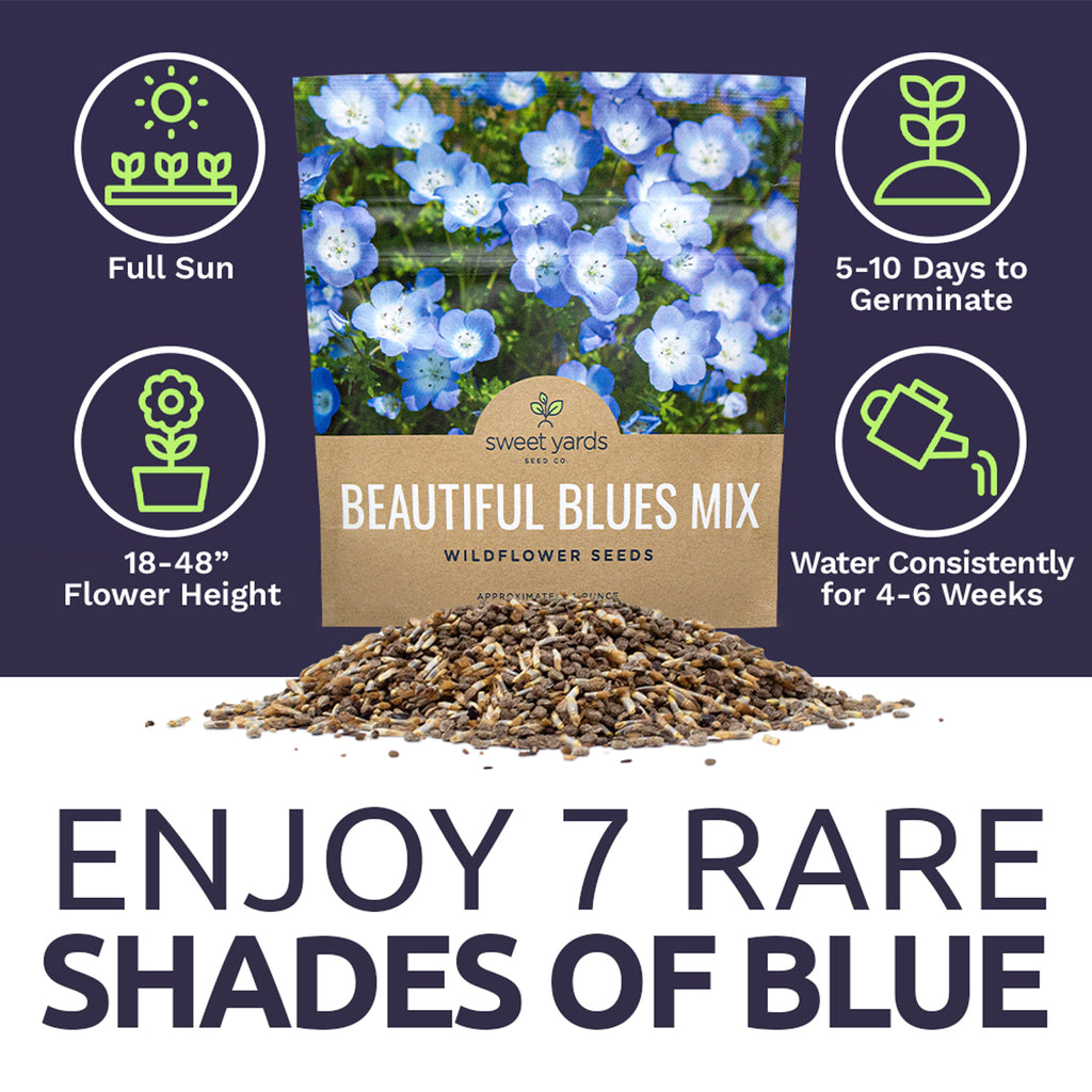 Beautiful Blues Wildflower Blend