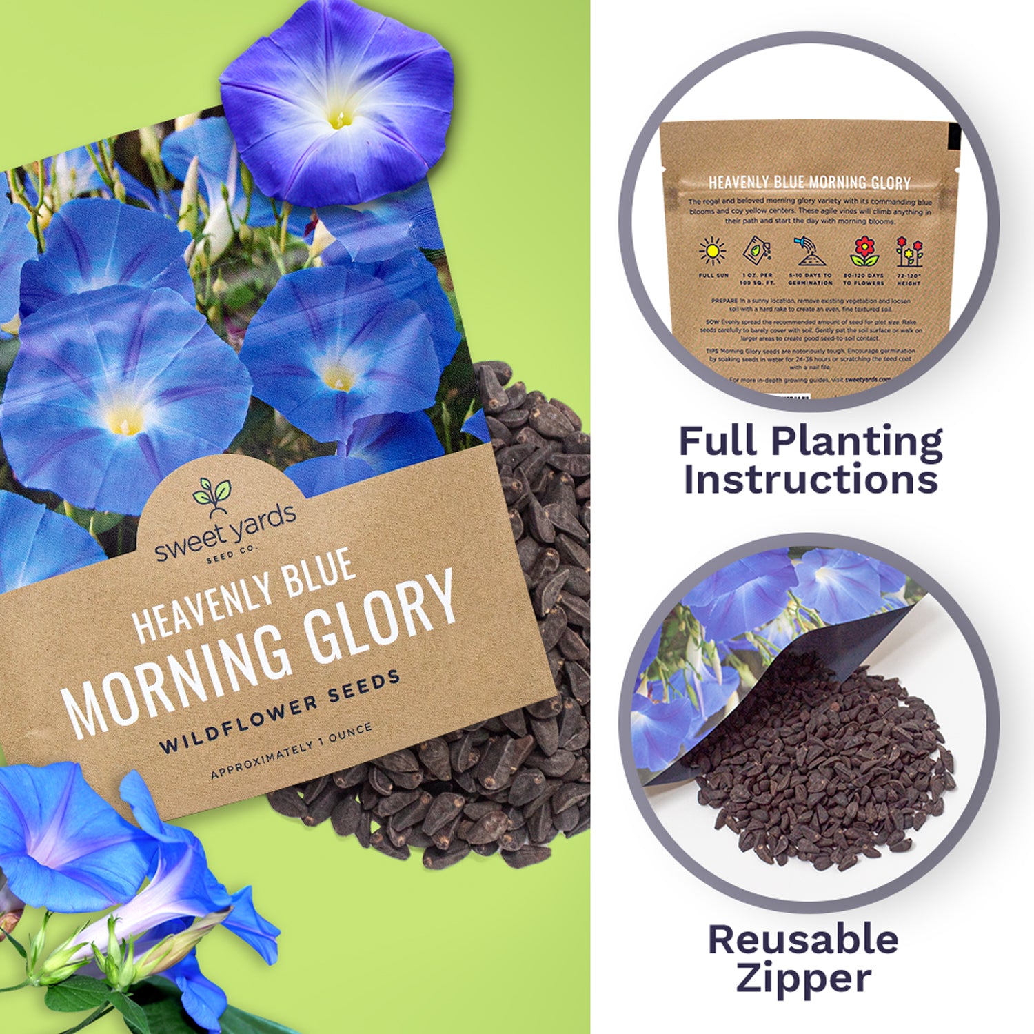 heavenly blue morning glory seeds walmart Morning Glory Heavenly Blue – Sweet Yards