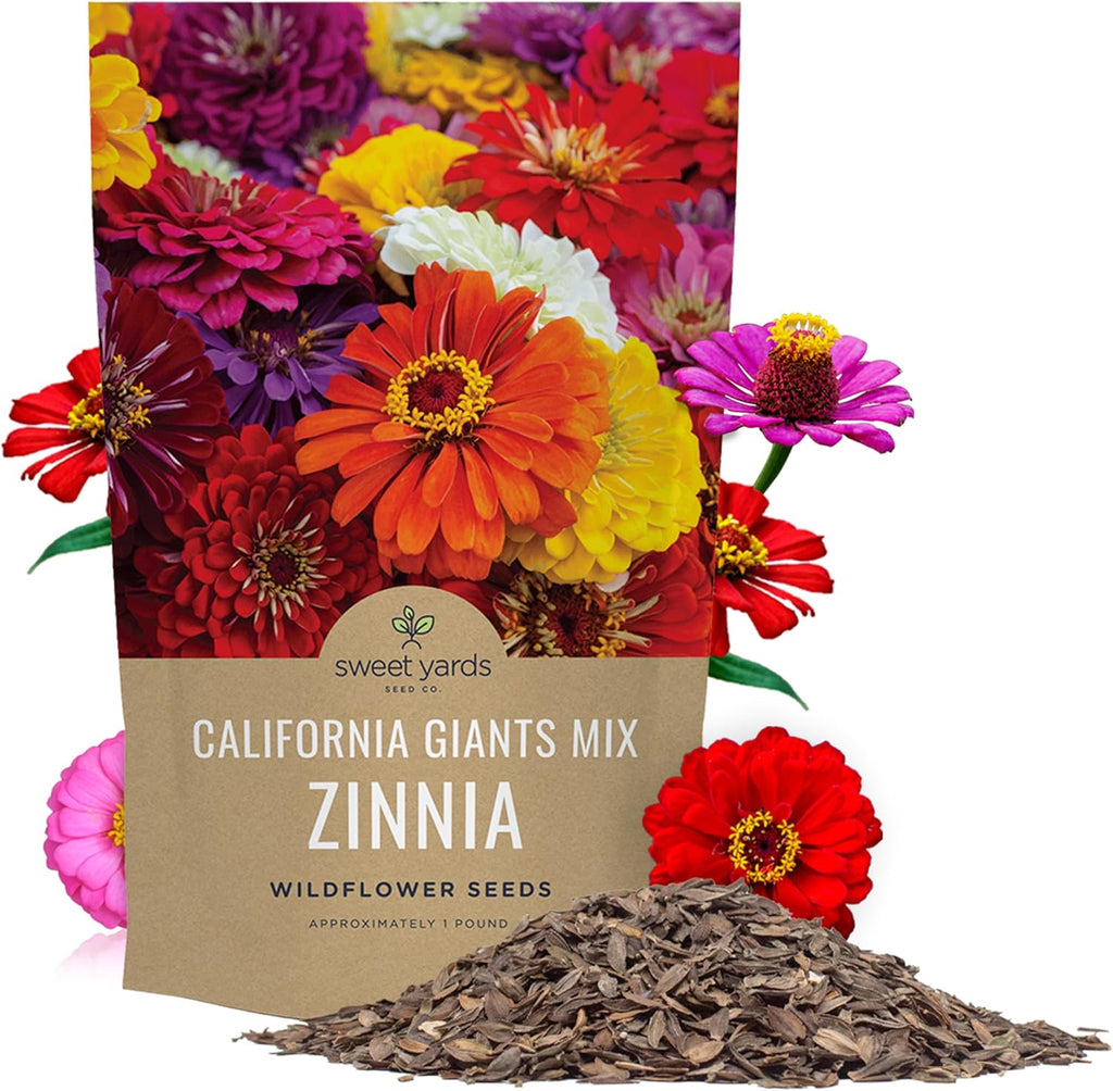 Zinnia California Giants Mix