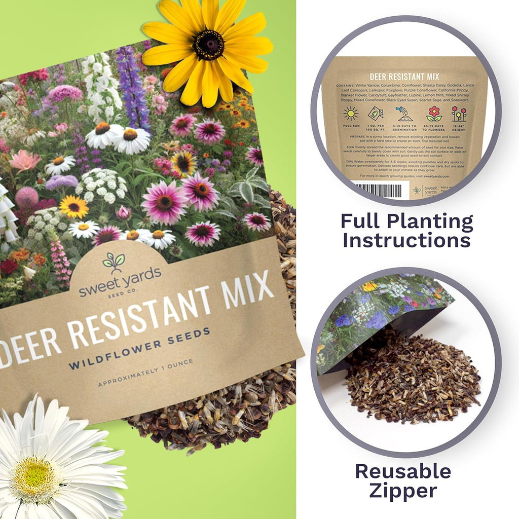 Deer Resistant Wildflower Blend