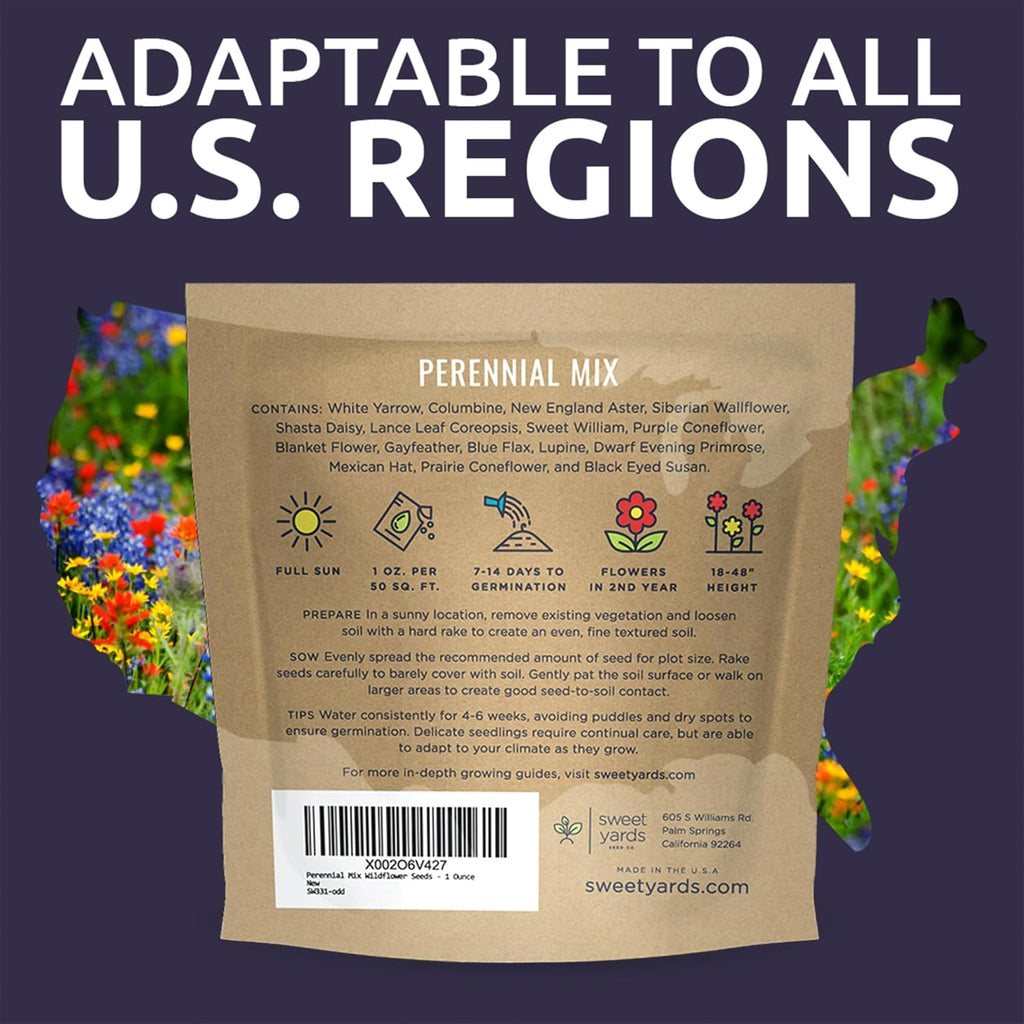 Perennial Wildflower Seeds Mixture