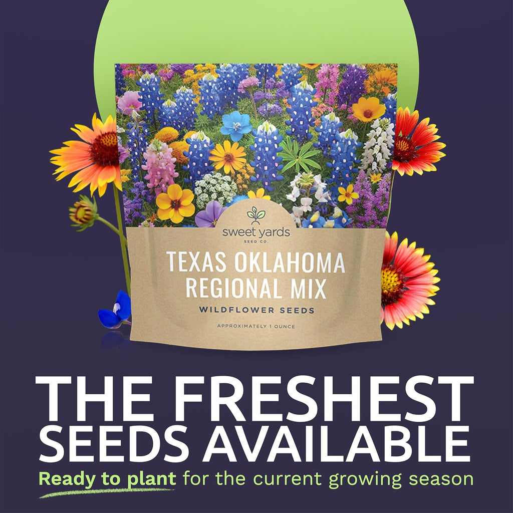 Texas Oklahoma Wildflower Seed Mixture