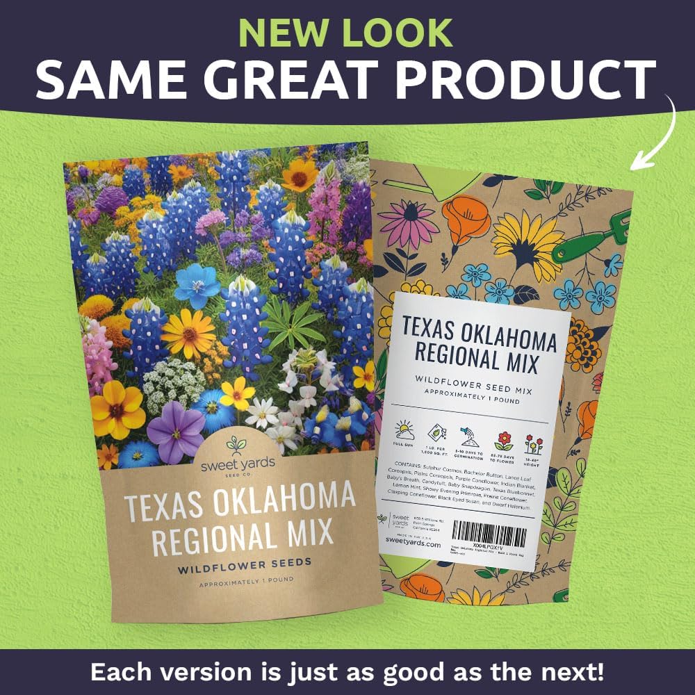 Texas Oklahoma Wildflower Seed Mixture