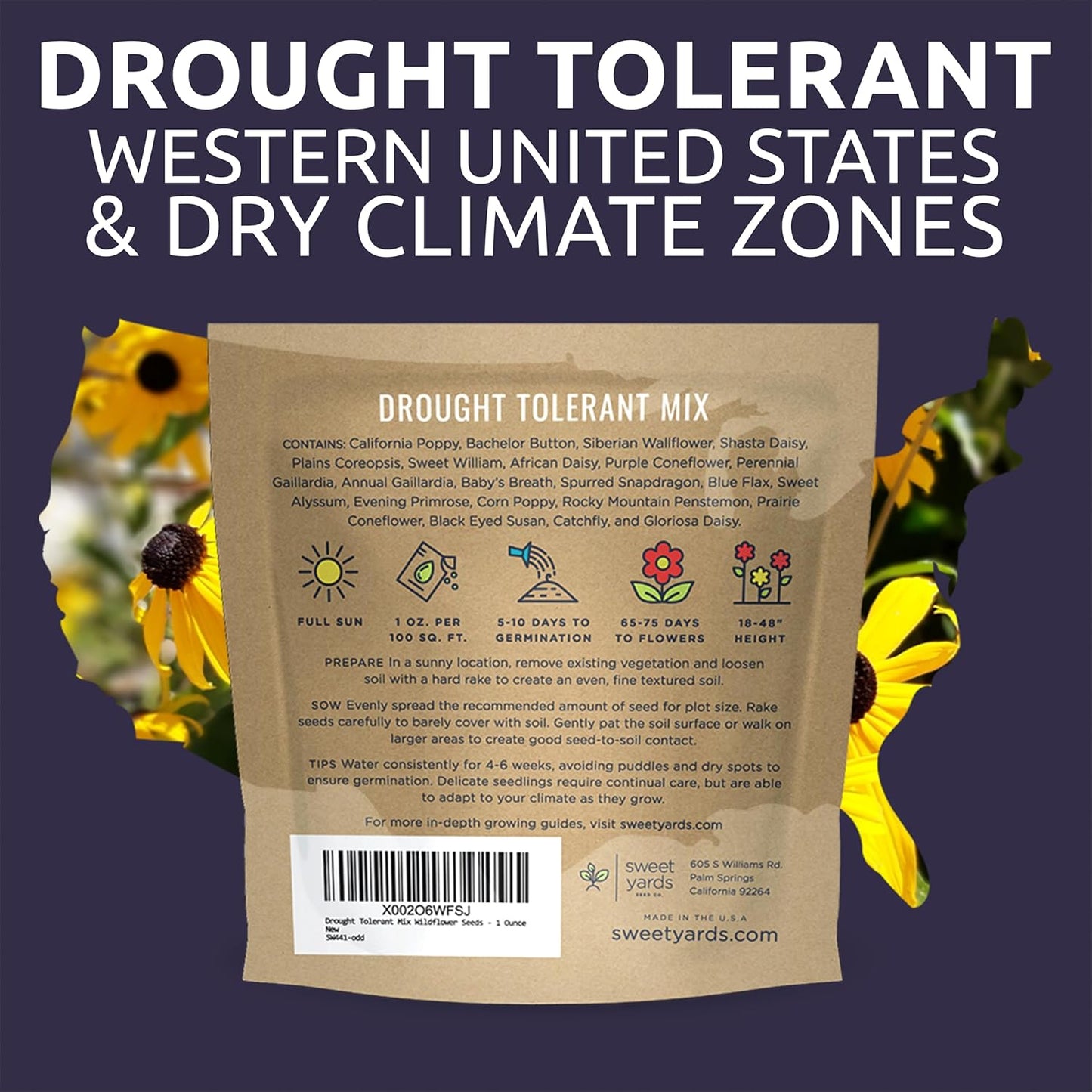 Drought Tolerant Wildflower Mix