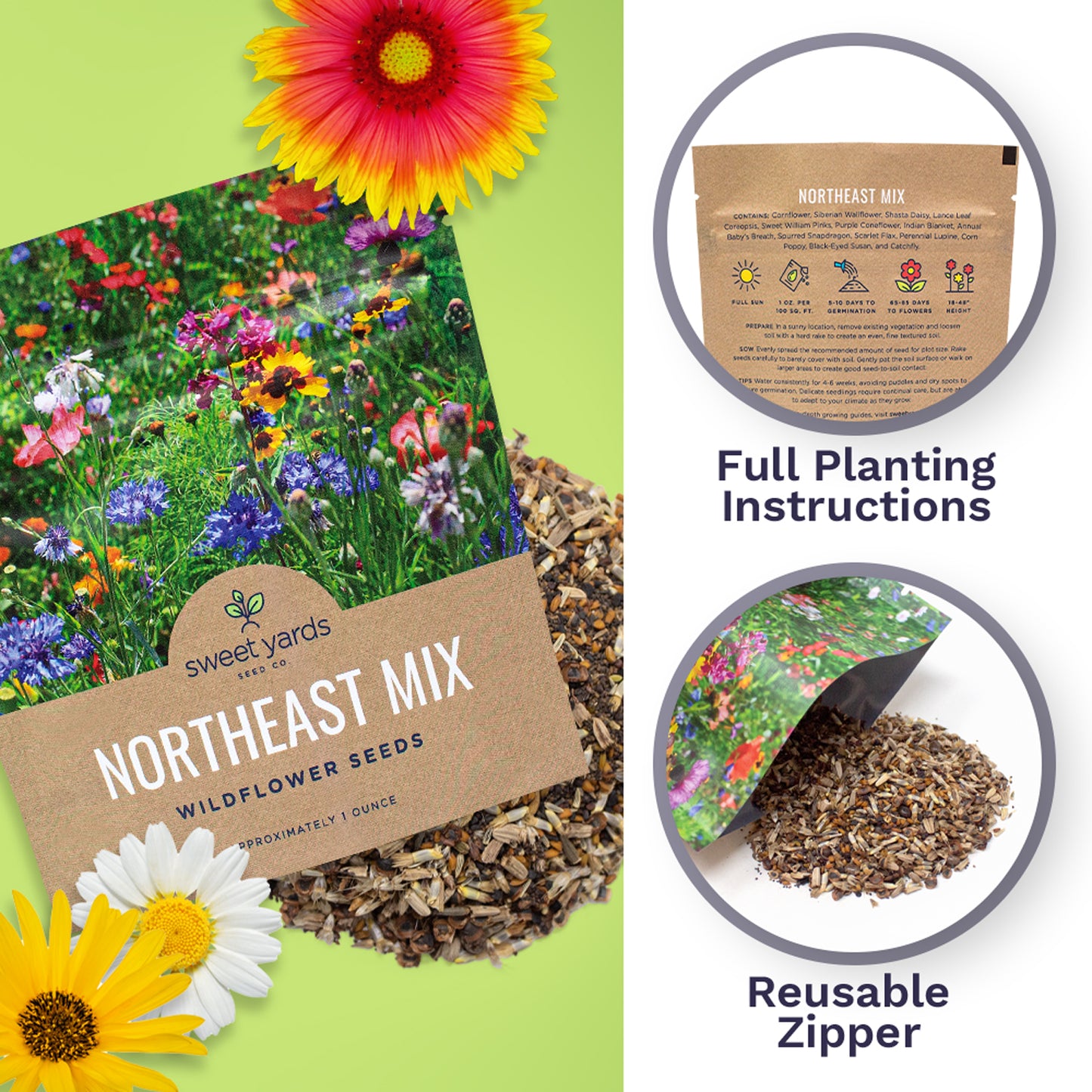 Northeast Wildflower Seeds – Sweet Yards
