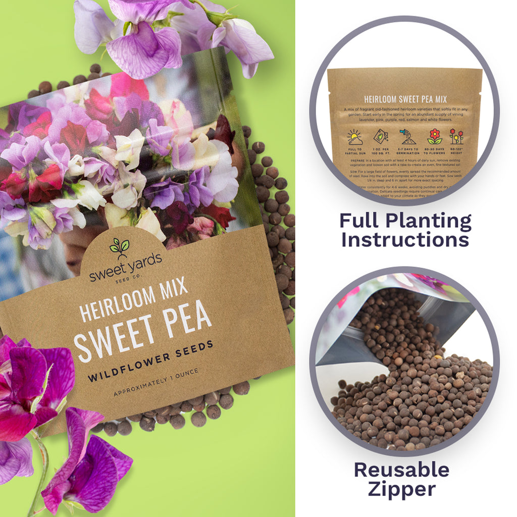 Sweet Pea Heirloom Mix