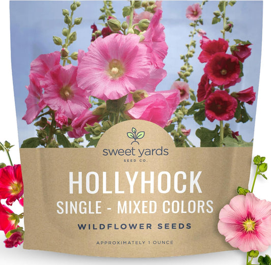 Hollyhock Single - Mixed Colors